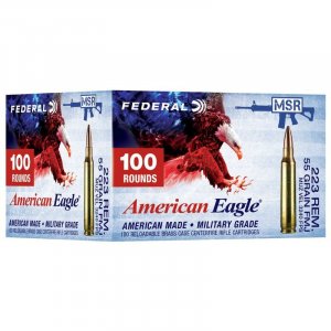 Náboj kulový Federal, American Eagle, .233 Rem., 55GR (3,5g), FMJ-BT, baleno po 100ks
