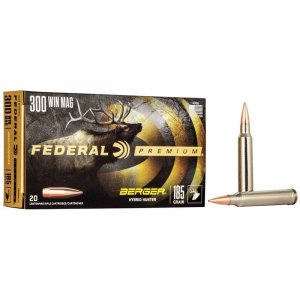 Náboj kulový Federal, Premium, 7mm Rem.Mag., 168GR (10,8g), Berger Hybrid Premium