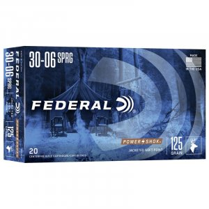 Náboj kulový Federal, Power Shok, .30-06 Spr., 125GR (8,9g), Sierra Pro Hunter SP