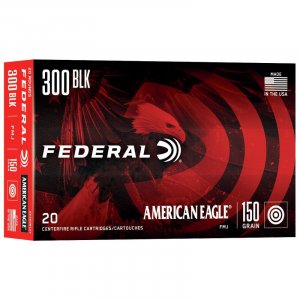 Náboj kulový Federal, American Eagle, .300 AAC Blackout, 150GR (9,7g), FMJ BT