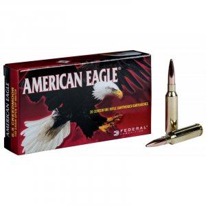 Náboj kulový Federal, American Eagle, 6,5x55 SE, 156GR (10,1g), TMJ