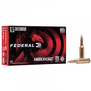 Náboj kulový Federal, American Eagle, 6,5mm Creedmoor, 120GR/7,7g, OpenTipMatch Hybrid VLD
