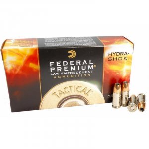 Náboj kulový Federal, Premium Tactical, 9mm Luger, 124GR (8,0g), Hydra Shok JHP