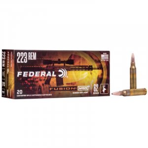 Náboj kulový Federal, Fusion MSR, .223 Rem, 62GR (4,0g), Bonded Soft Point