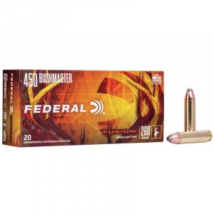 Náboj kulový Federal, Fusion, .450 Bushmaster, 300GR (19,4g), Bonded Soft Point