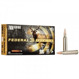 Náboj kulový Federal, Vital Shok, 7mm Rem.Mag., 160GR (10,3g) Nosler Accubond