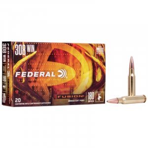 Náboj kulový Federal, Fusion, .308 Winchester, 180GR (11,6g), Bonded Soft Point