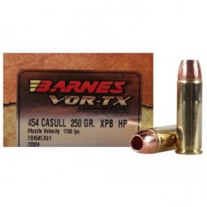 Náboj kulový Barnes, VOR-TX, .454 Casull, 250GR (16,1g), XPB