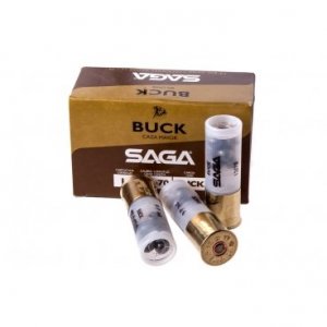 Náboj brokový Saga, Buck 9P, 12x70mm, brok 8,65, 34g