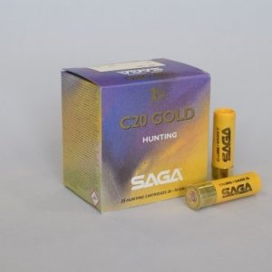 Náboj brokový SAGA, GOLD 20, 20x70mm, brok 2,75mm/ 6, 25g
