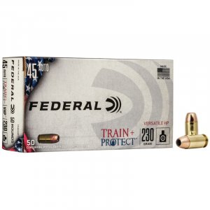 Náboj kulový Federal, Train+Protect, .45 ACP, 230GR (14,9g), JHP