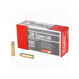 Náboj kulový Aguila, Handgun, .38 Special, 130GR (8,4g), FMJ, 1E382521