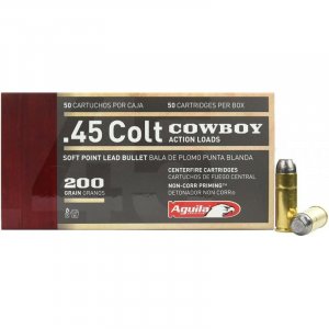 Náboj kulový Aguila, Cowboy Action, .45 Colt, 200GR (13,0g), Soft Point, 1E454319