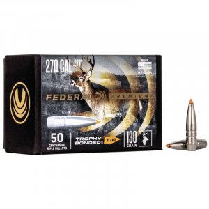 Střela Federal, Premium Trophy Bonded, .270"/.277", 130GR (8,4g), Trophy Bonded Tip CB