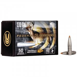 Střela Federal, Premium Trophy Bonded, .270"/.277", 140GR (9,0g), Trophy Bonded Tip CB