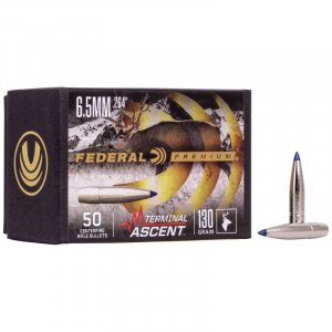 Střela Federal, Premium, 6,5mm/.264", 130GR (8,4g), Terminal Ascent