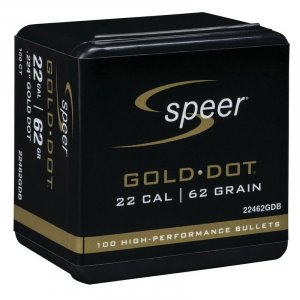 Střela Speer, Gold Dot, .22"/.224", 62GR, Gold Dot HP