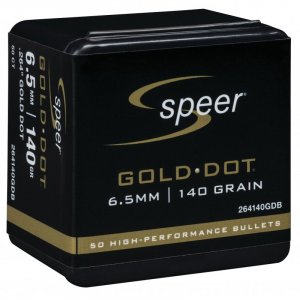 Střela Speer, Gold Dot, 6,5mm/.264", 120GR (7,7g), Gold Dot HP