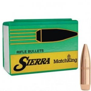 Střela Sierra Bullets, Rifle Match King Long Range, .224/ 5,69mm, 77GR, HPBT Cannelure