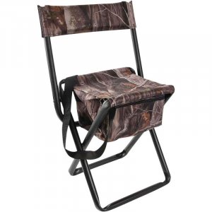 Rozkládací židle Allen, s opěradlem a úložným prostorem, 35,5cmx42,5cmx73,5cm, camo