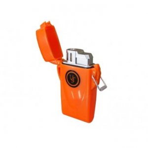 Zapalovač UST Survival, vodotěsný, plovoucí, oranžový