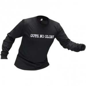 Tričko VERTX, s dlouhým rukávem, "Guts. No Glory", barva: Black, vel.: XL