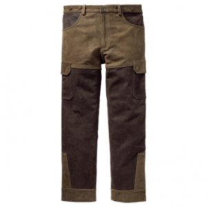 Kožené kalhoty Wildgame, vel.: 46, zeleno-hnědé