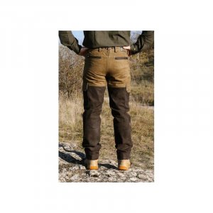 Kožené kalhoty Wildgame, vel.: 58, zeleno-hnědé