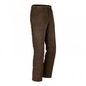 Kalhoty Blaser Markus, semišové, barva: tmavě hnědá, velikost: 50