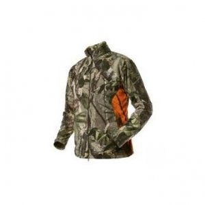 Fleece bunda Seeland, Conley, barva Erase XT Camo/Orange, vel.: L