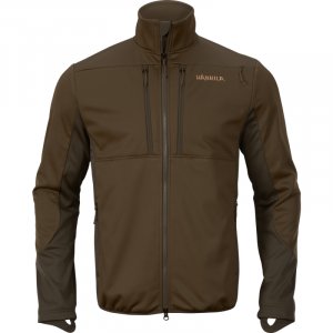 Bunda Härkila Mountain Hunter Pro WSP fleece, barva: zelená/hnědá, velikost: 2XL