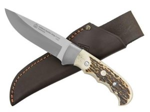 Lovecký pevný nůž Puma, Hunter Stag, čepel 10,6cm, celková délka 22,1cm,váha 266g, paroh
