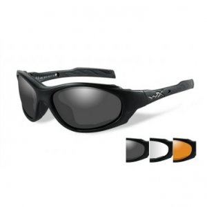 Brýle Wiley X, XL-1AD,skla: šedá+čirá+světle oranžová,černý rámeček, balistická odolnost