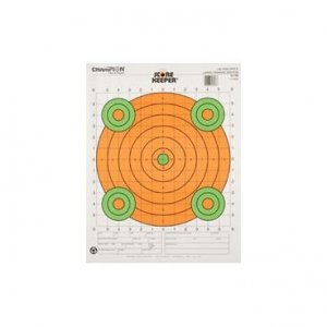 Terče Champion, na 100 yds, nastřelovací, oranžové, fluorescentní, 12ks v balení