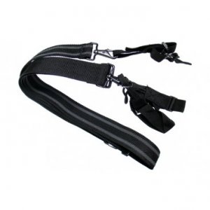 Popruh na zbraně UTG, jednobodový, Bungee Sling, s QD upevněním, černý