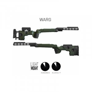 Pažba GRS Riflestocks, Warg, pro pušky Sauer 200 STR, SSG 3000, zelená