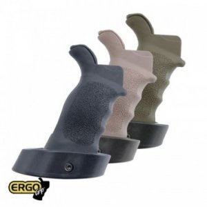 Pažbička Ergo Grip, Tactical DeLuxe s nástavcem, pro pušky typu MSR-15, černá