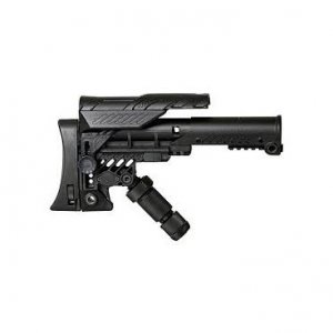Pažba CAA, pro pušky MSR-15 A2, stavitelná "sniper" styl, třetí opěrný bod, černá