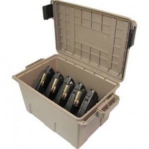 Box MTM cases, na 9ks 20rds nebo 30rds zásobníků pro zbraně typu AK47, vodotěsné zavírání