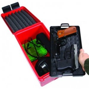Bedýnka MTM Cases na střelecké vybavení s úložným prostorem pro krátké zbraně