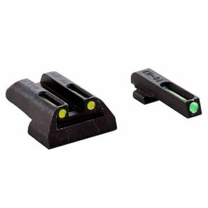 Mířidla Truglo, TFO - Tritium+optické vlákno, pro pistole Glock (nízké), zelená/žlutá