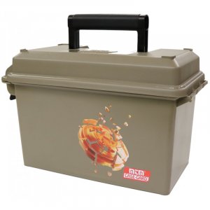 Box pro brokové střelivo MTM Cases, 100ks ráže 12, barva FDE, vodotěsný