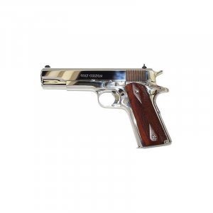 Pistole sam. Colt, Model: 1911 Government, Ráže: .45ACP, hl.: 5" (127mm), leštěný nerez