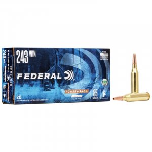 Náboj kulový Federal, Power-Shok, .243 Win., 85GR, Copper HP