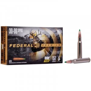 Náboj kulový Federal, Premium, .30-06 Sprg.,150GR (9,7g), Nosler Ballistic Tip