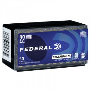 Náboj kulový Federal, Champion, .22WMR, 40GR (2,6g), FMJ