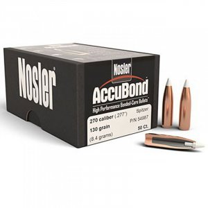 Střela Nosler, Accubond, .270"/.277", 130GR (8,4g), Spitzer