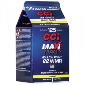 Náboj kulový CCI, MAXI-MAG,.22WMR, 40GR (2,6g), HP