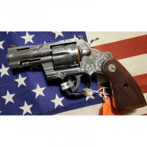 Revolver Colt, Model: Python Custom Shop, Ráže: .357 Mag., hl.: 3", nerez s rytinou