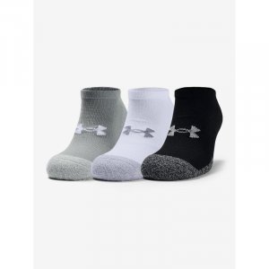 Ponožky Under Armour, Heatgear Ns -Gry, velikost: 40-42, barva: bílá, šedá, černá
